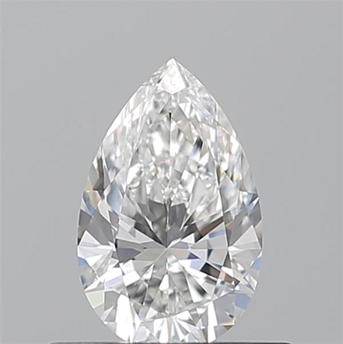 0.5 carat F-VVS2 Natūralus Pear Deimantas (1)