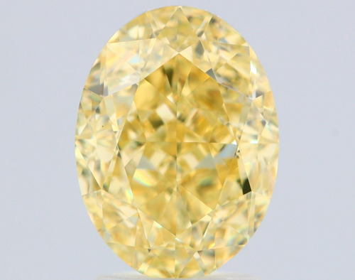 3.04 carat Faint Yellow-VS2 Natūralus Oval Deimantas (1)