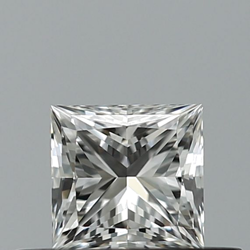 0.38 carat G-VVS2 Natūralus Princess Deimantas (1)