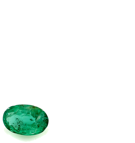 0.49 carat GREEN Oval Smaragdas (1)