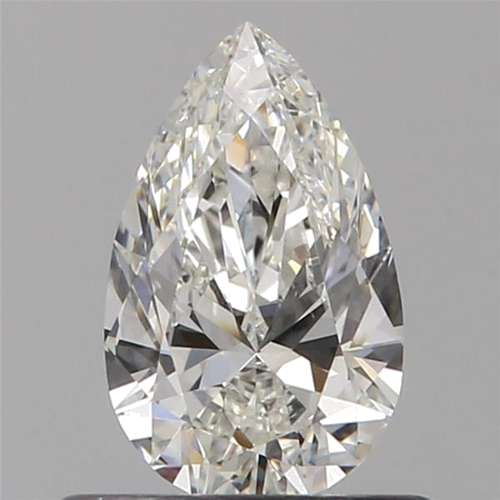 0.51 carat H-VS1 Natūralus Pear Deimantas (1)
