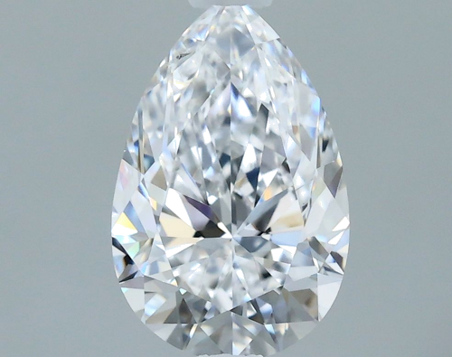 0.7 carat D-SI1 Natūralus Pear Deimantas (1)
