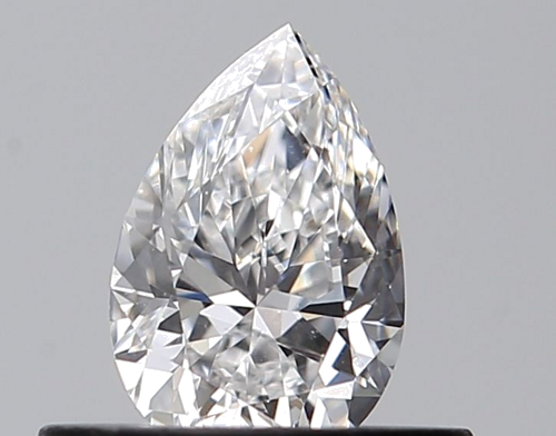 0.4 carat D-VS1 Natūralus Pear Deimantas (1)
