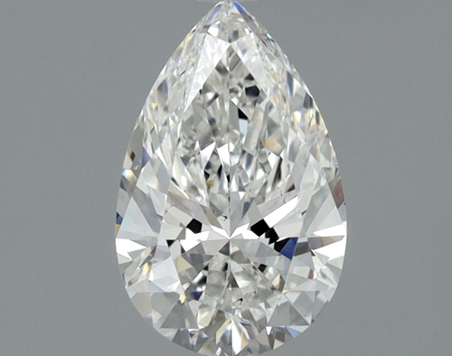 1.01 carat F-SI1 Natūralus Pear Deimantas (1)