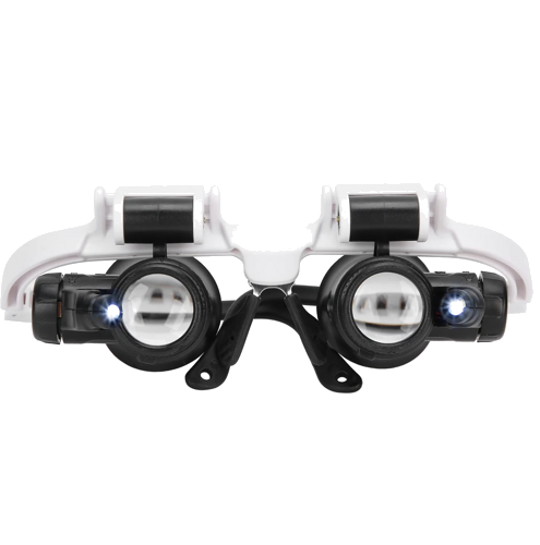 Binokulārās palielinošās brilles ar LED apgaismojumu 8x 15x 23x (4)