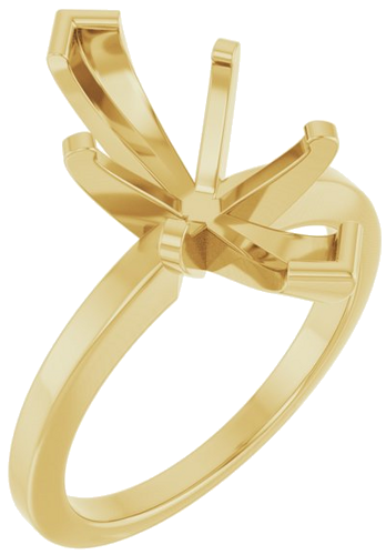 Sužadėtuvių Žiedas 14k yellow gold Marquise 16mm x 8mm (1)