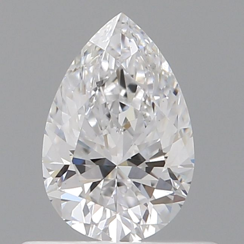 0.5 carat D-VS1 Natūralus Pear Deimantas (1)