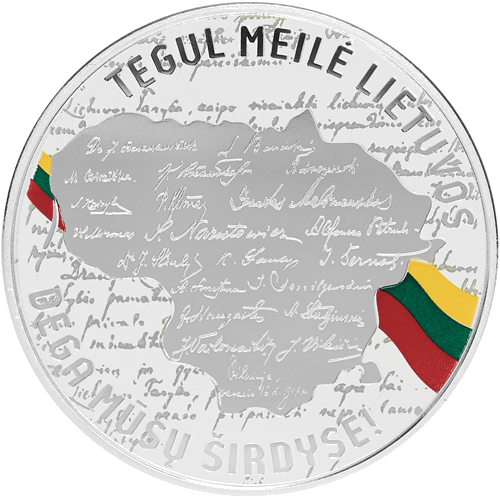 Sidabrinis medalis Atkurtai Lietuvai 100 (2)