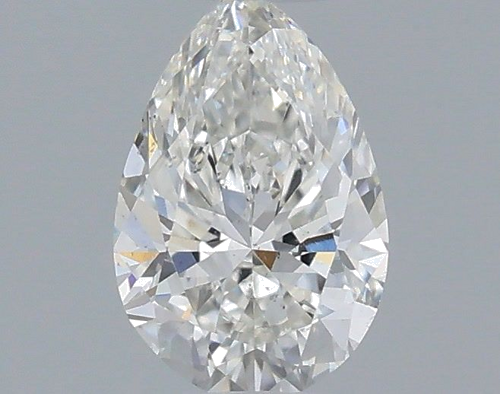 0.31 carat G-SI1 Natūralus Pear Deimantas (1)