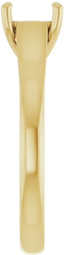 Sužadėtuvių Žiedas „Solitaire“ 10k yellow gold Cushion 6mm (4)