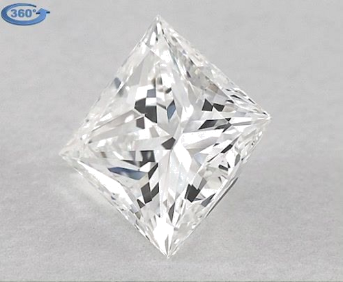 1.5 carat G-VS2 Natūralus Princess Deimantas (1)