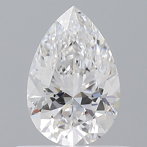 0.54 carat D-VVS1 Natūralus Pear Deimantas (1)