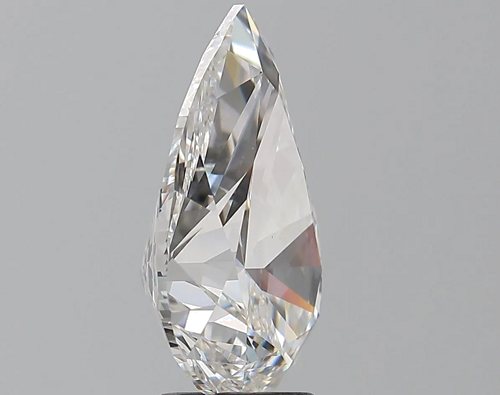 0.3 carat E-VVS2 Natūralus Pear Deimantas (1)