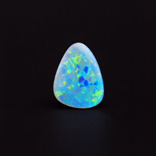 0.68 carat BLACK Trilliant Opal (1)