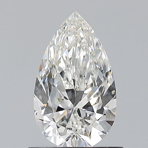 0.8 carat H-VVS1 Natūralus Pear Deimantas (1)