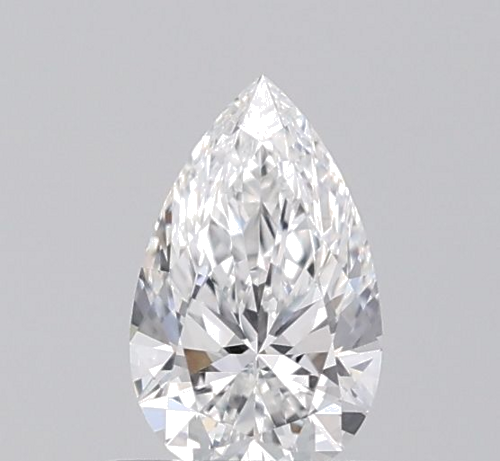 0.52 carat E-VS1 Natūralus Pear Deimantas (1)