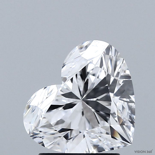 2.2 carat D-VVS1 Natūralus Heart Deimantas (1)