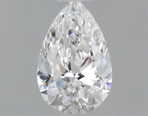 0.33 carat E-VVS1 Natūralus Pear Deimantas (1)
