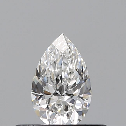 0.32 carat F-VVS2 Natūralus Pear Deimantas (1)