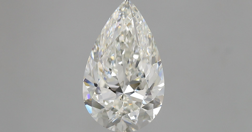 3.13 carat H-VS1 Natūralus Pear Deimantas (1)