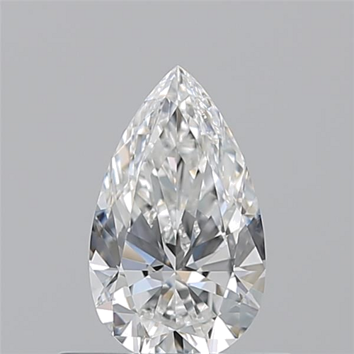 0.52 carat F-VVS1 Natūralus Pear Deimantas (1)