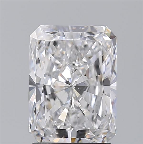 2.2 carat D-SI1 Natūralus Radiant Deimantas (1)