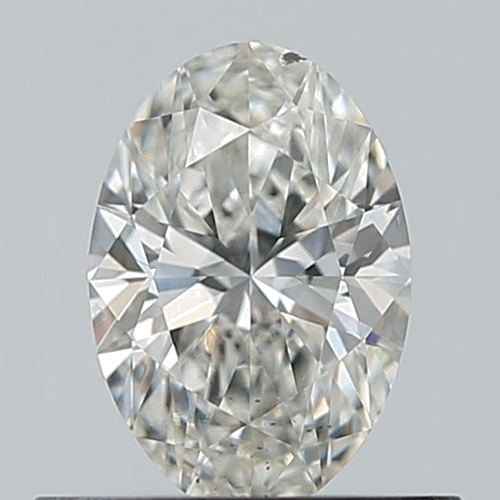 0.5 carat H-SI1 Natūralus Oval Deimantas (1)