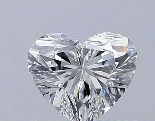 0.5 carat E-VS1 Natūralus Heart Deimantas (1)