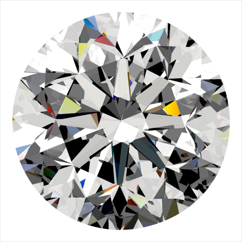 0.3 carat E-VS2 GD cut Natūralus Round Deimantas (1)