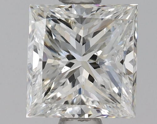 0.81 carat H-SI2 Natūralus Princess Deimantas (1)
