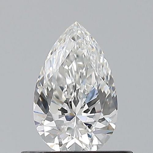 0.5 carat F-VVS1 Natūralus Pear Deimantas (1)