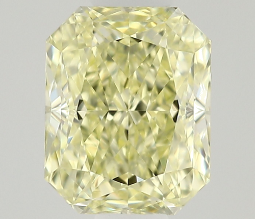 0.5 carat Fancy Light Yellow-VVS2 Natūralus Radiant Deimantas (1)