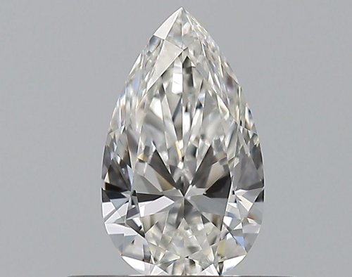 0.4 carat F-VS2 Natūralus Pear Deimantas (1)