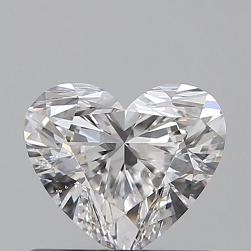 0.6 carat F-SI1 Natūralus Heart Deimantas (1)