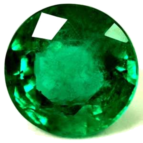 2.9 carat GREEN Round Smaragdas (1)