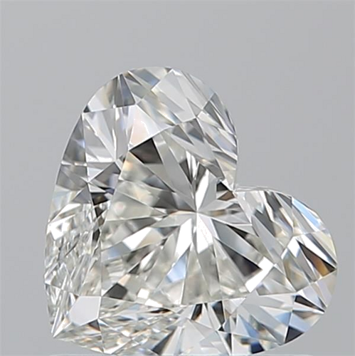 1.01 carat I-VVS1 Natūralus Heart Deimantas (1)