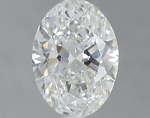 0.5 carat F-SI1 Natūralus Oval Deimantas (1)