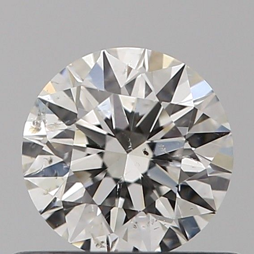 0.5 carat G-SI2 Excellent cut Natūralus Round Deimantas (1)