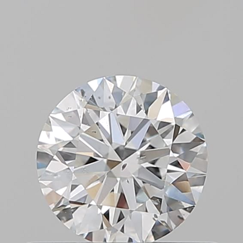 0.52 carat E-SI2 Excellent cut Natūralus Round Deimantas (1)