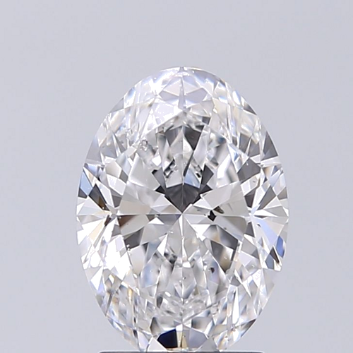 1.7 carat D-SI2 Natūralus Oval Deimantas (1)