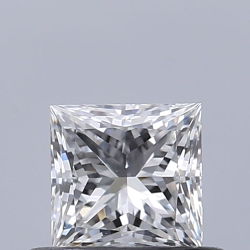 0.42 carat E-VVS2 Natūralus Princess Deimantas (1)