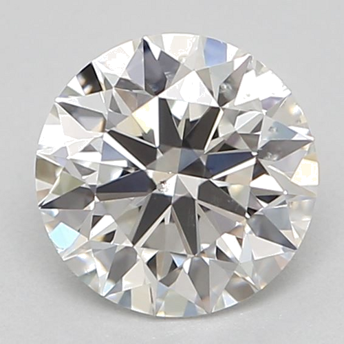 0.6 carat F-SI2 Excellent cut Natūralus Round Deimantas (1)
