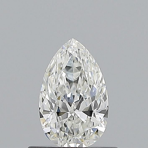 0.51 carat H-VVS2 Natūralus Pear Deimantas (1)