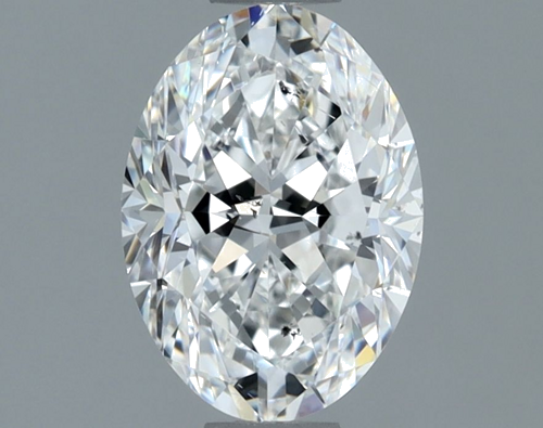 1.21 carat F-SI2 Natūralus Oval Deimantas (1)
