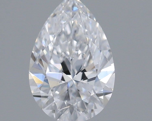 0.4 carat D-VS1 Natūralus Pear Deimantas (1)