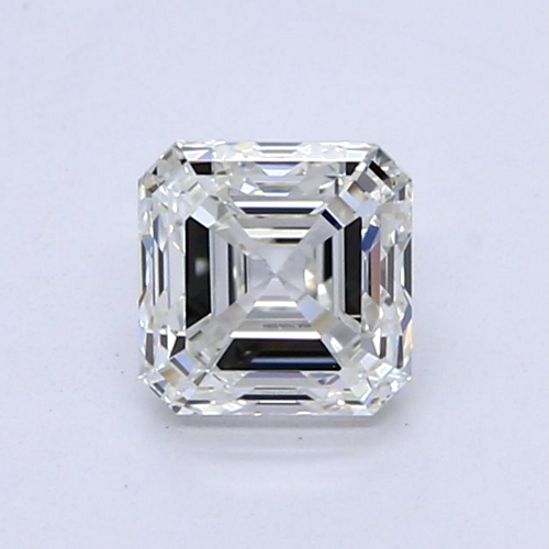 0.91 carat H-VVS2 Natūralus Asscher Deimantas (1)