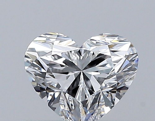 0.33 carat D-VVS1 Natūralus Heart Deimantas (1)