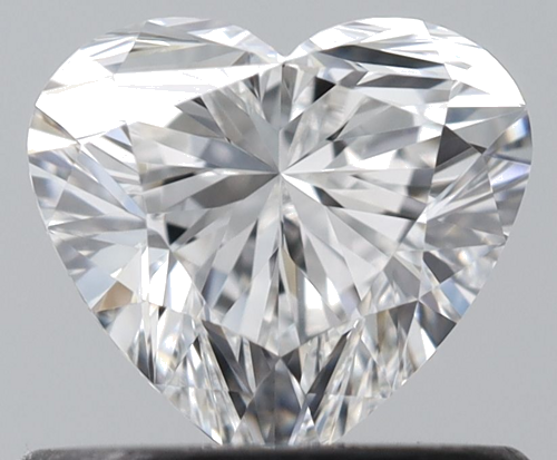 0.6 carat F-VVS1 Natūralus Heart Deimantas (1)