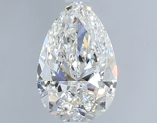 1.0 carat F-VS1 Natūralus Pear Deimantas (1)