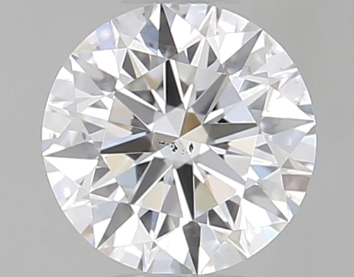 0.52 carat F-SI1 Excellent cut Natūralus Round Deimantas (1)